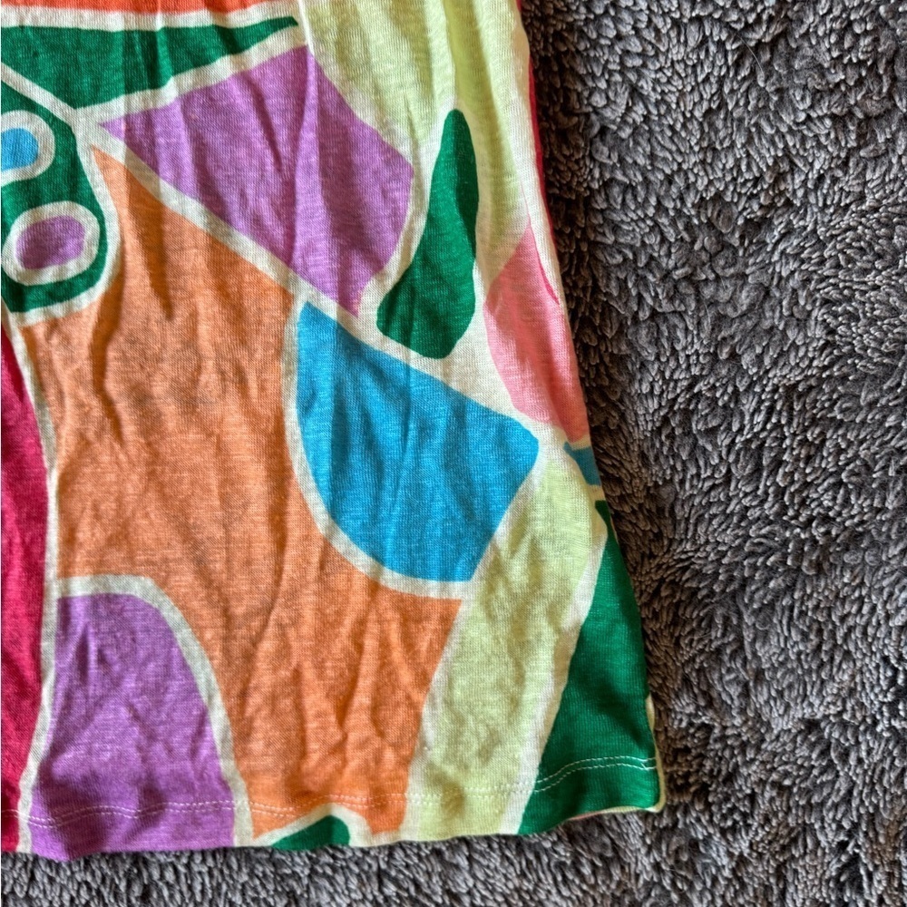 CHRISTIAN SIRIANO Women’s Colorful Abstract Tank Top - Picture 13 of 15